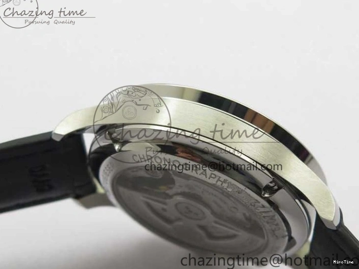 MIROTIME 0410 Elegant Portuguese IW371615 ZF 1:1 Best Edition SS Green Dial on Black Leather Strap A96355 V 7081